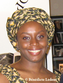 Chimamanda Ngozi Adichie in Brussels, 21 March 2006 - Photo © BÃ©nÃ©dicte Ledent